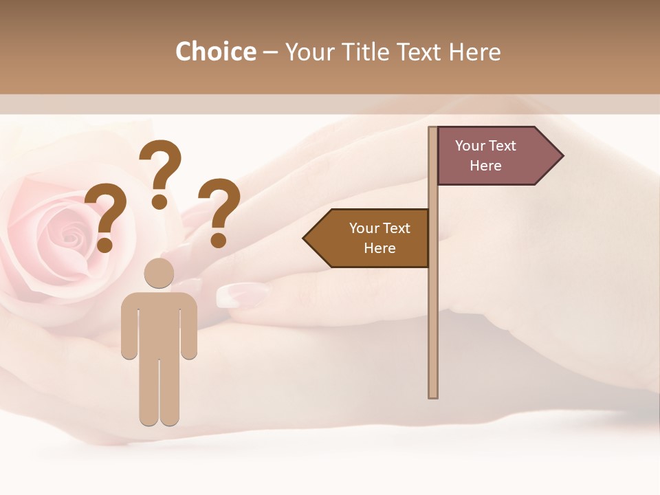 Hold Soft Beauty PowerPoint Template