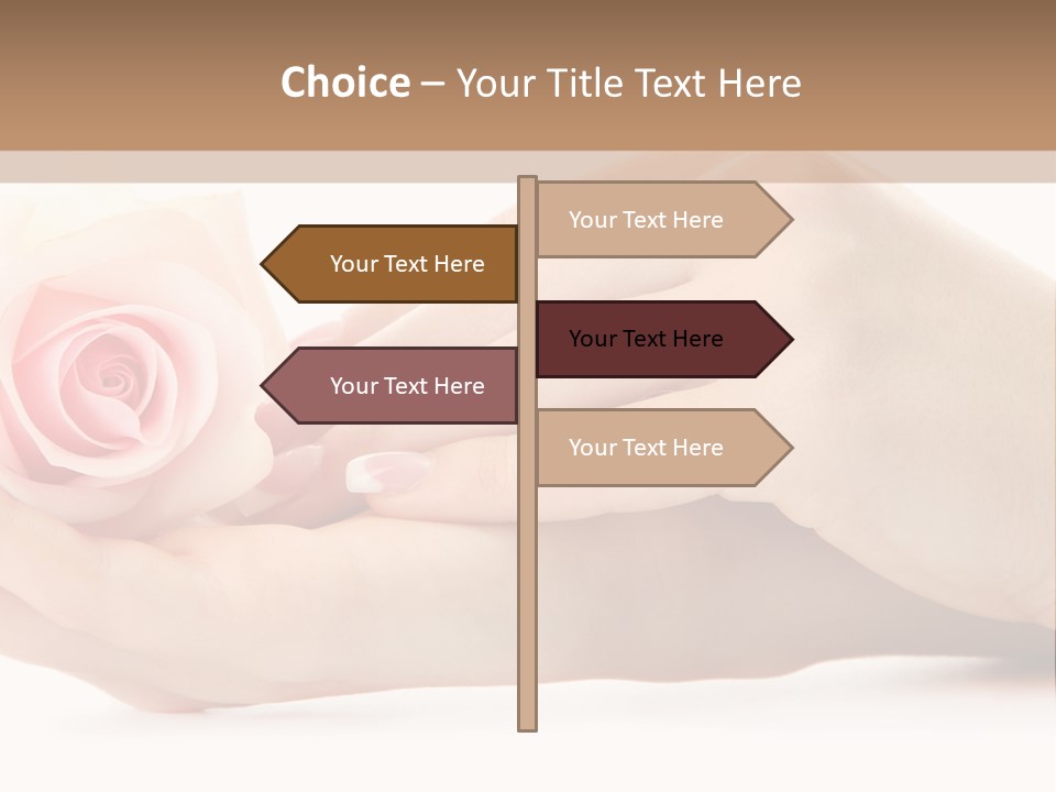 Hold Soft Beauty PowerPoint Template