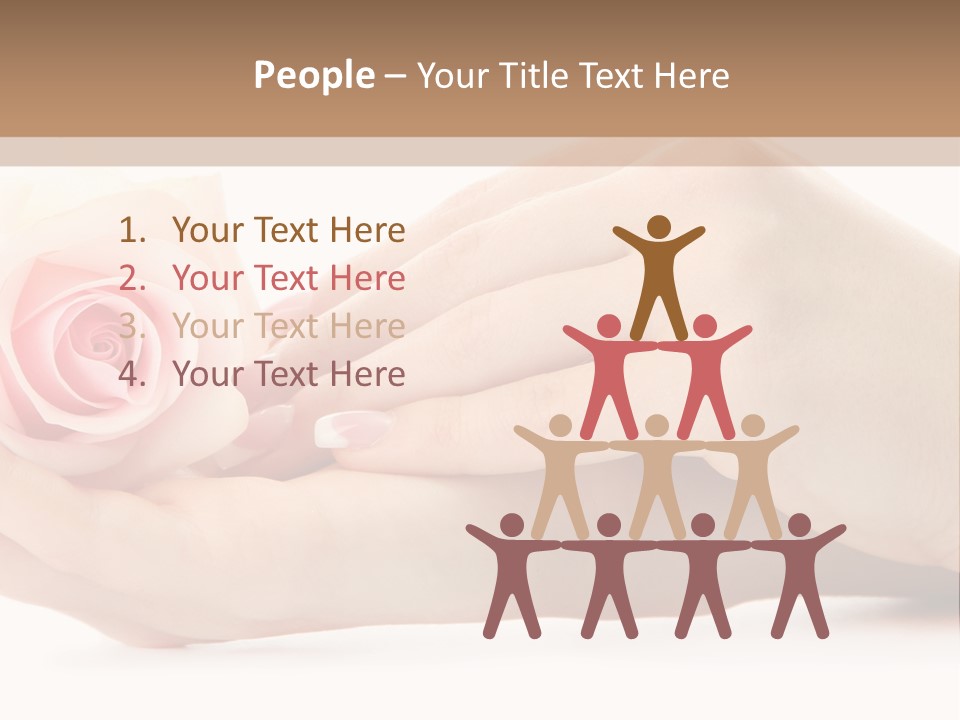 Hold Soft Beauty PowerPoint Template