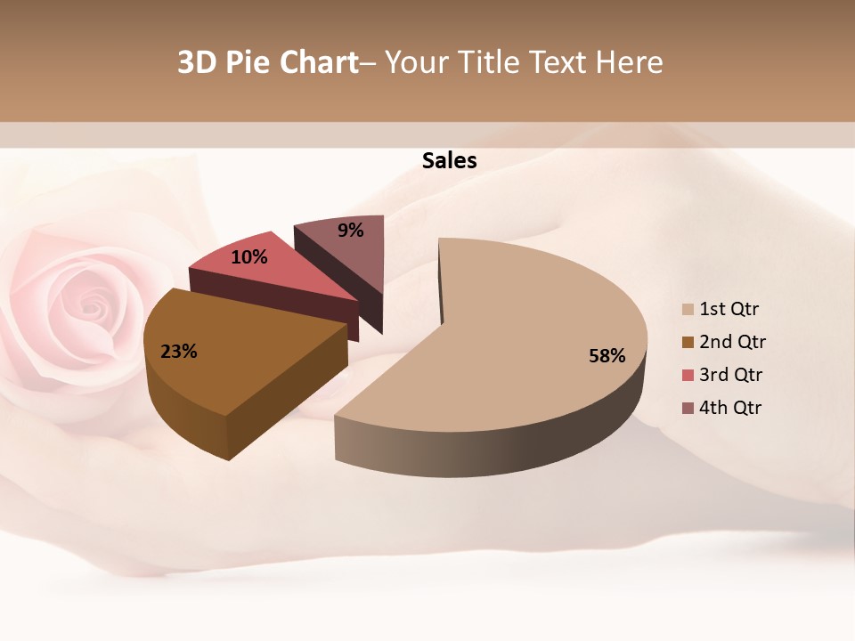 Hold Soft Beauty PowerPoint Template