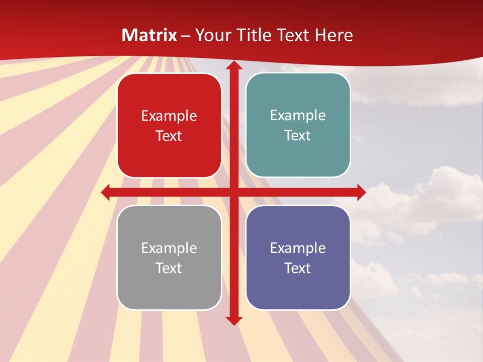 Banner Clown Enjoy PowerPoint Template