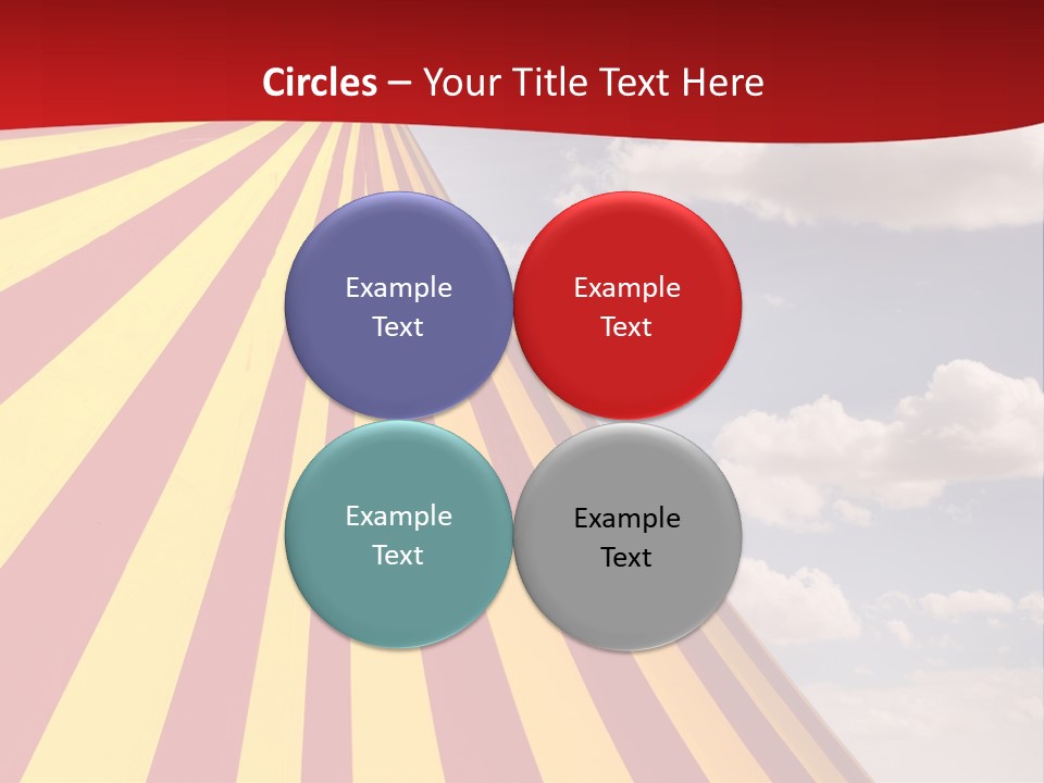 Banner Clown Enjoy PowerPoint Template