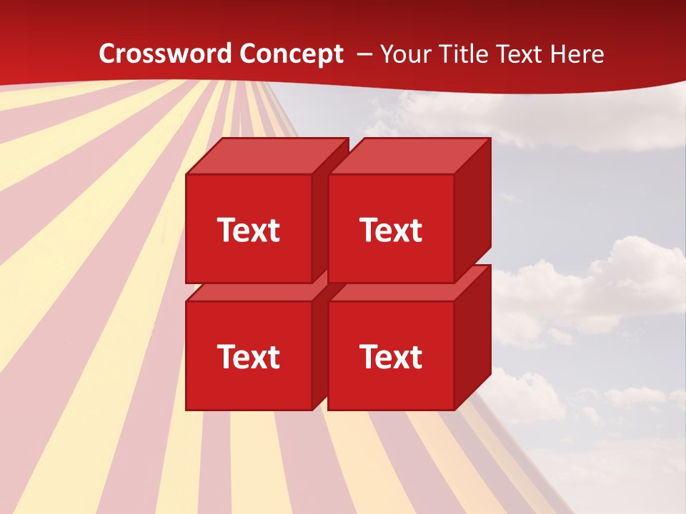 Banner Clown Enjoy PowerPoint Template