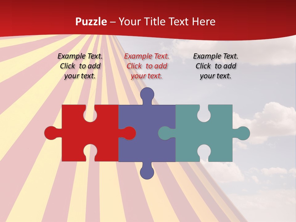 Banner Clown Enjoy PowerPoint Template