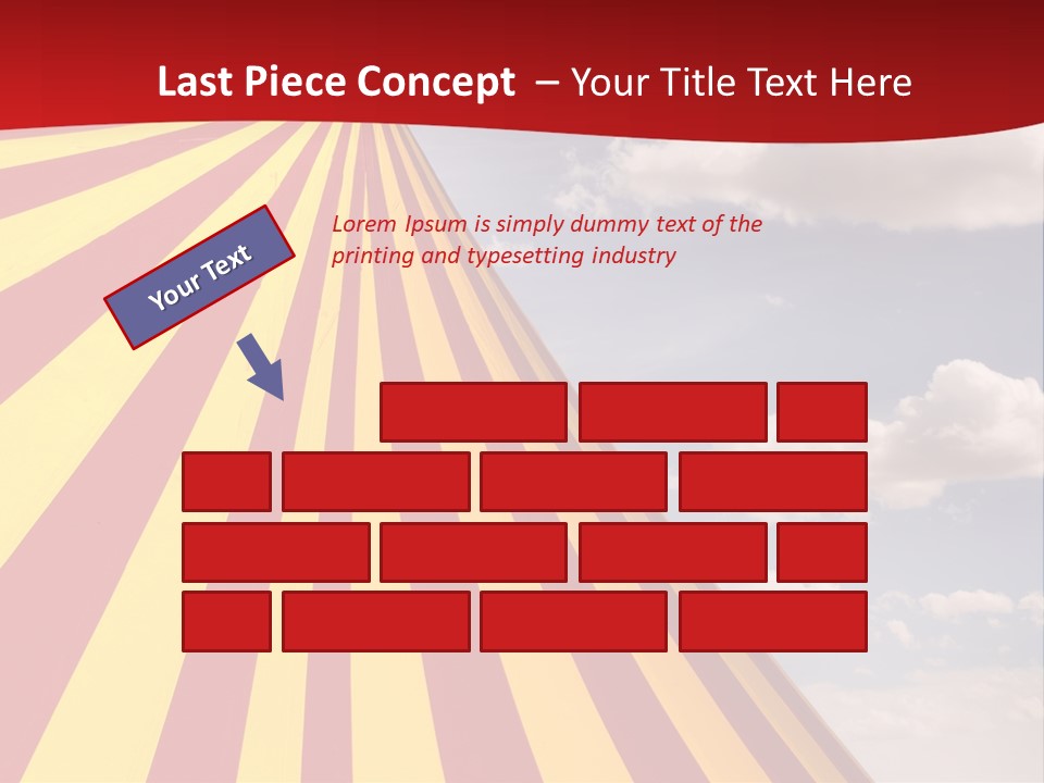 Banner Clown Enjoy PowerPoint Template