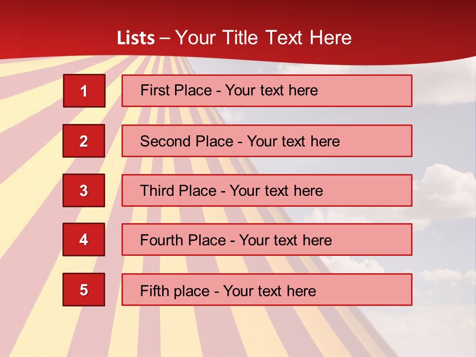 Banner Clown Enjoy PowerPoint Template