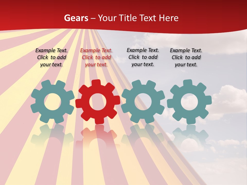 Banner Clown Enjoy PowerPoint Template