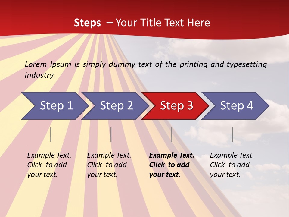 Banner Clown Enjoy PowerPoint Template
