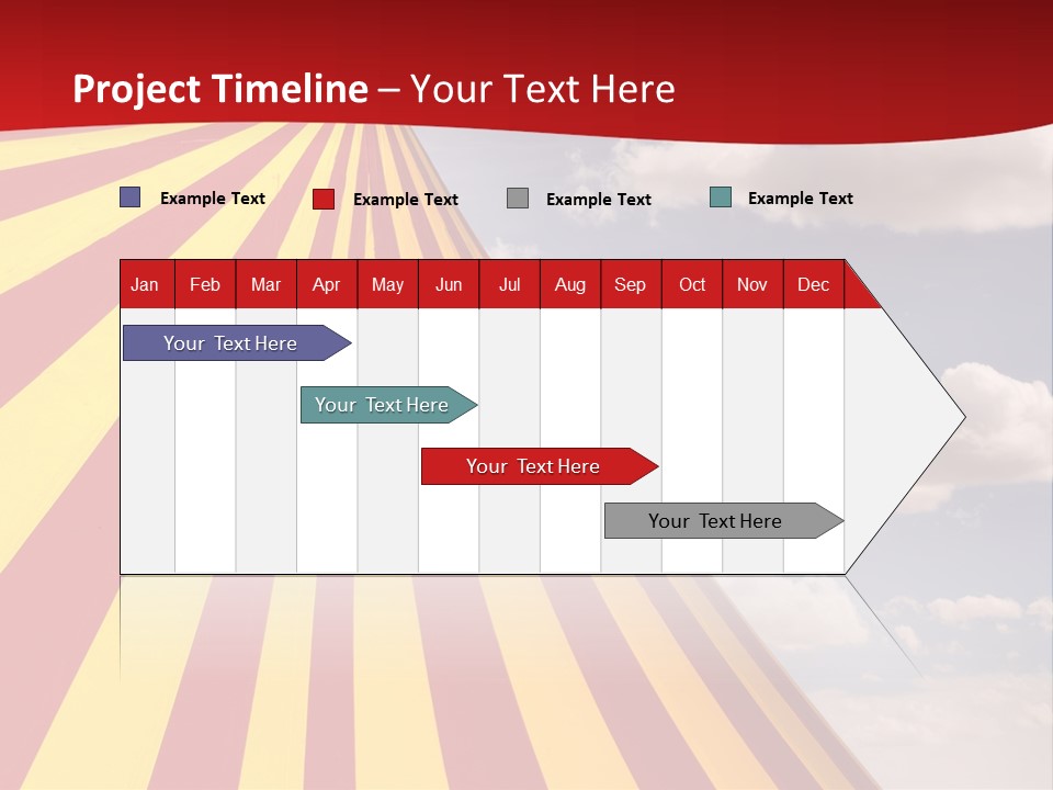 Banner Clown Enjoy PowerPoint Template