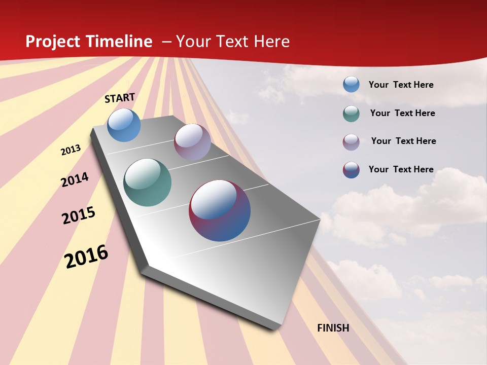 Banner Clown Enjoy PowerPoint Template