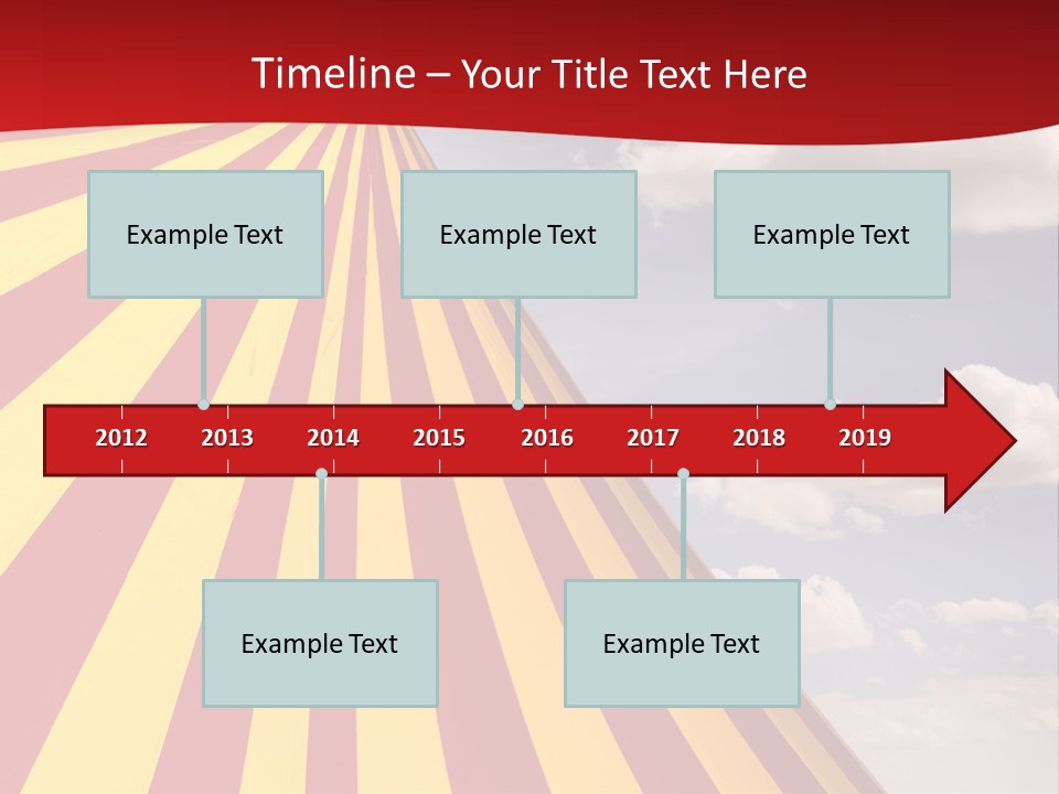 Banner Clown Enjoy PowerPoint Template