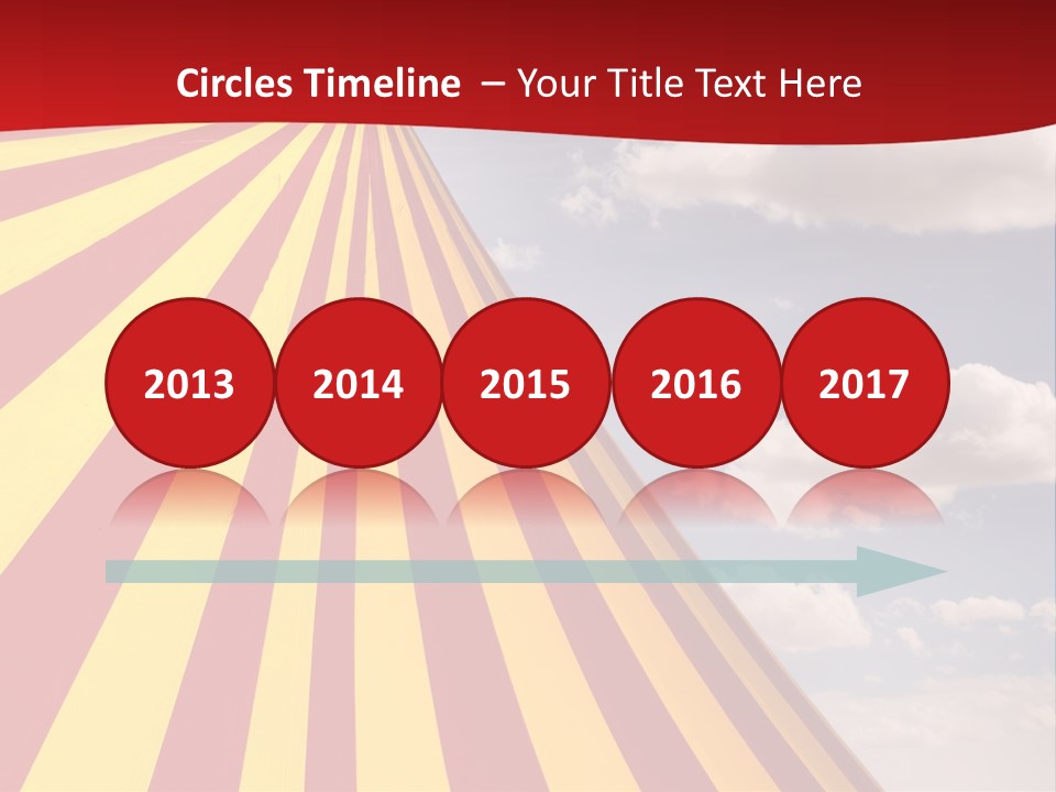 Banner Clown Enjoy PowerPoint Template