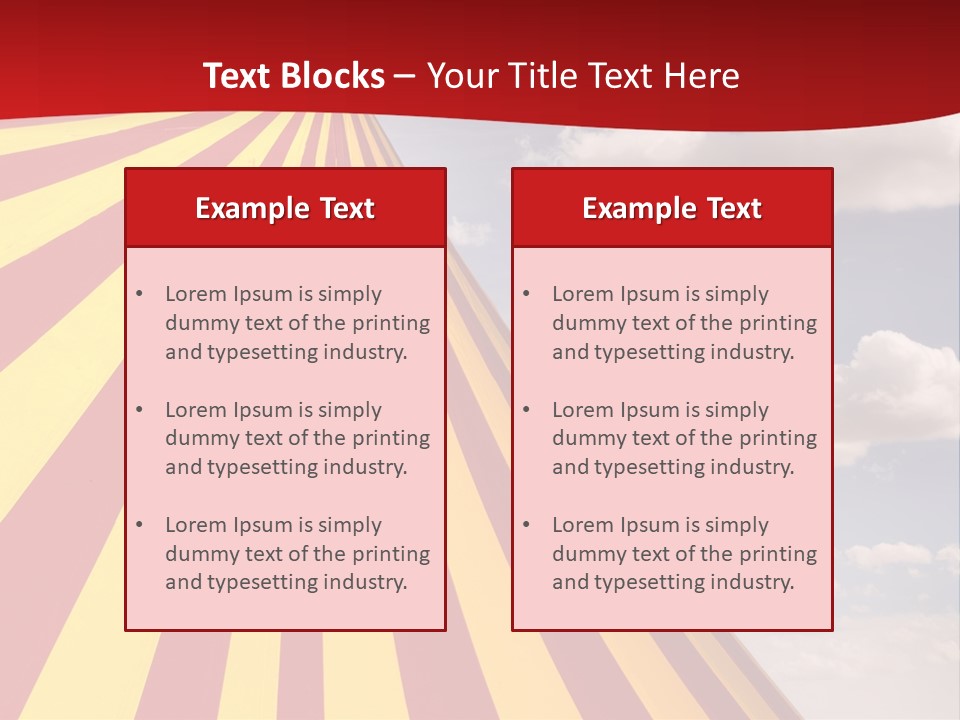 Banner Clown Enjoy PowerPoint Template