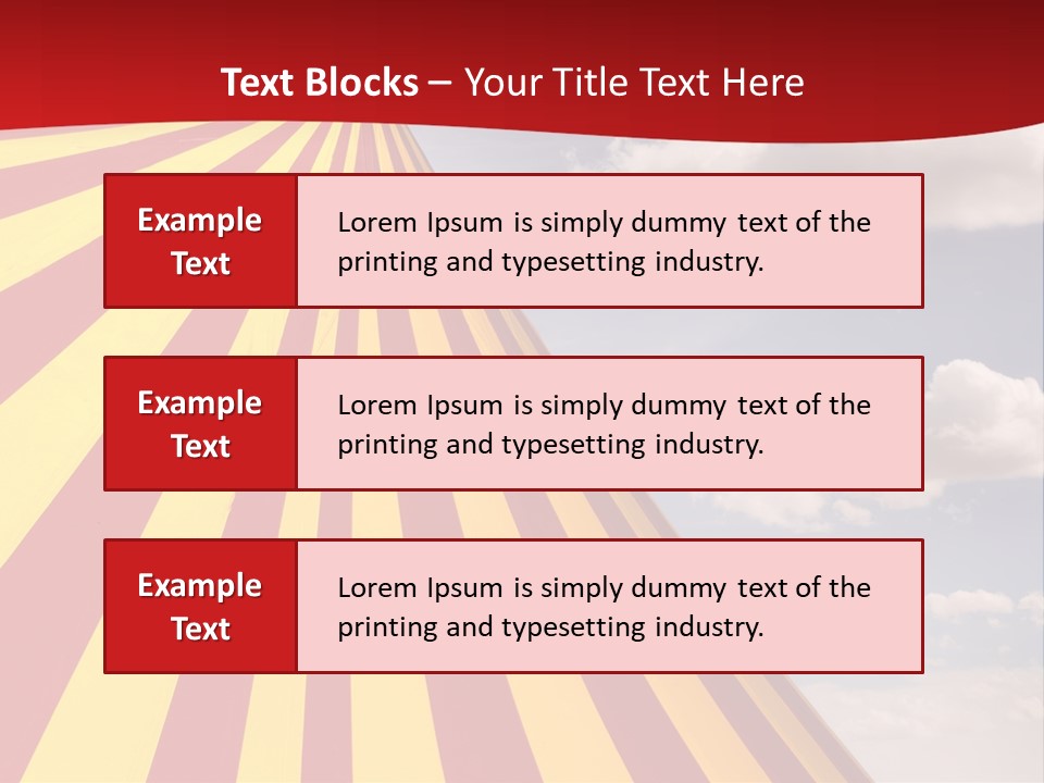 Banner Clown Enjoy PowerPoint Template
