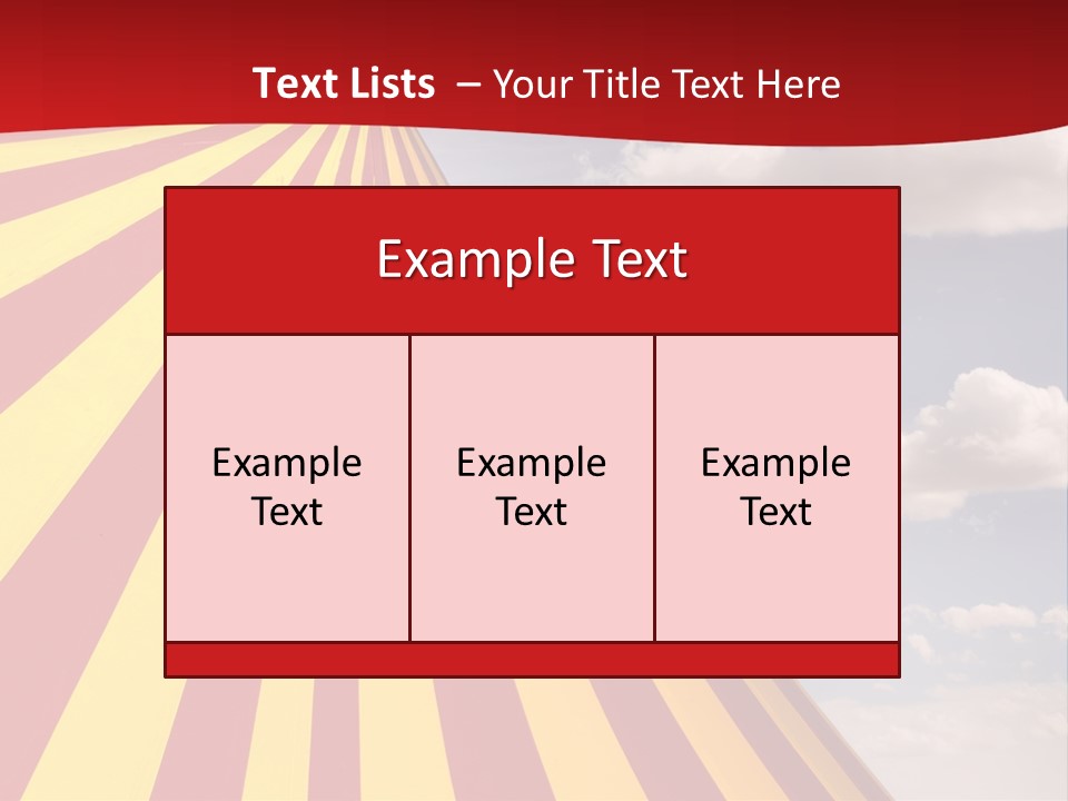Banner Clown Enjoy PowerPoint Template