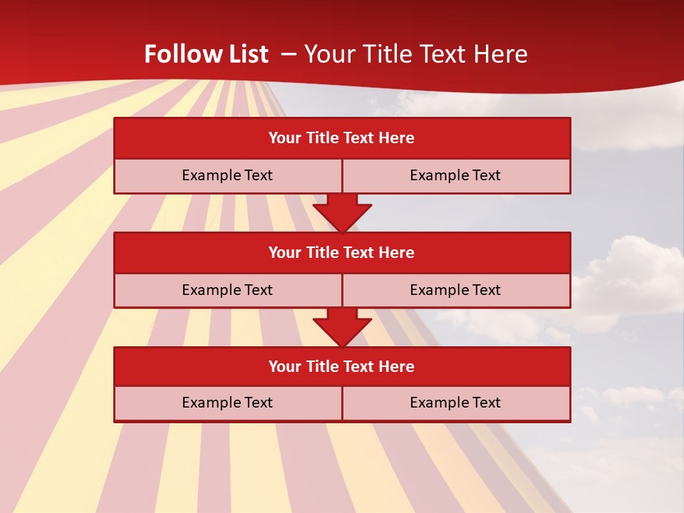 Banner Clown Enjoy PowerPoint Template