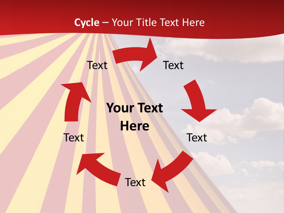 Banner Clown Enjoy PowerPoint Template