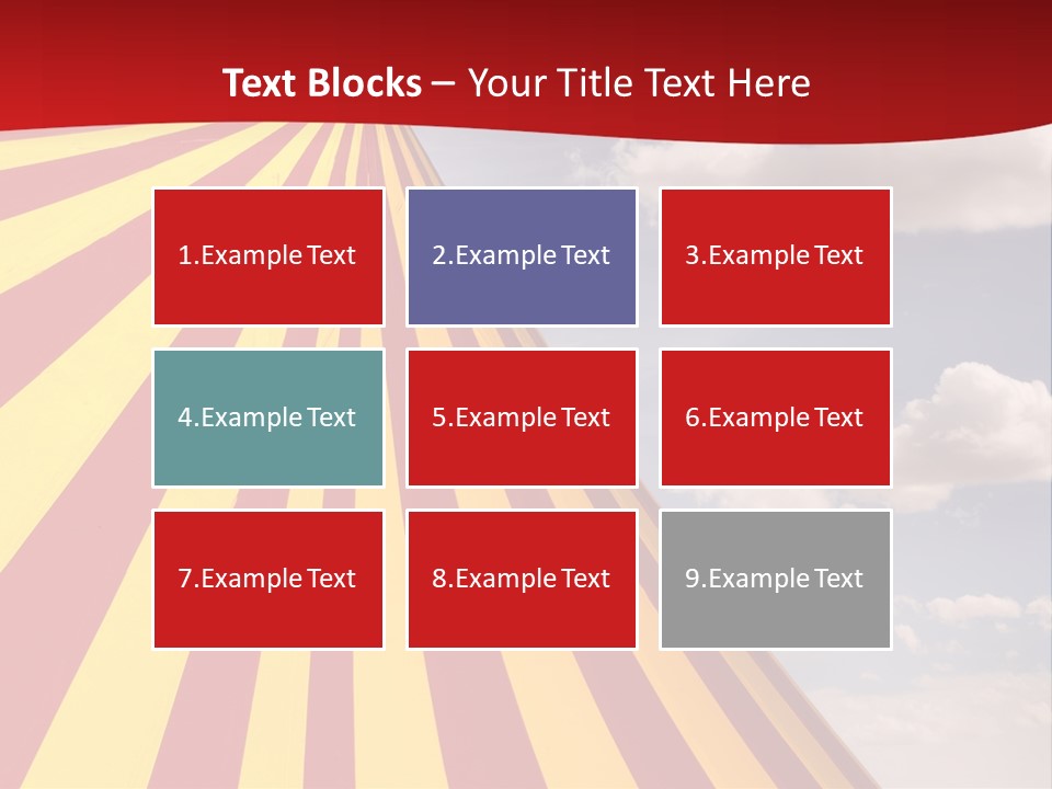 Banner Clown Enjoy PowerPoint Template