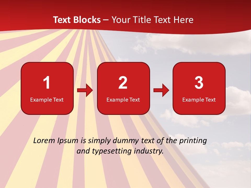 Banner Clown Enjoy PowerPoint Template