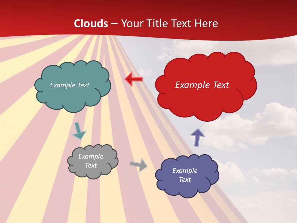 Banner Clown Enjoy PowerPoint Template