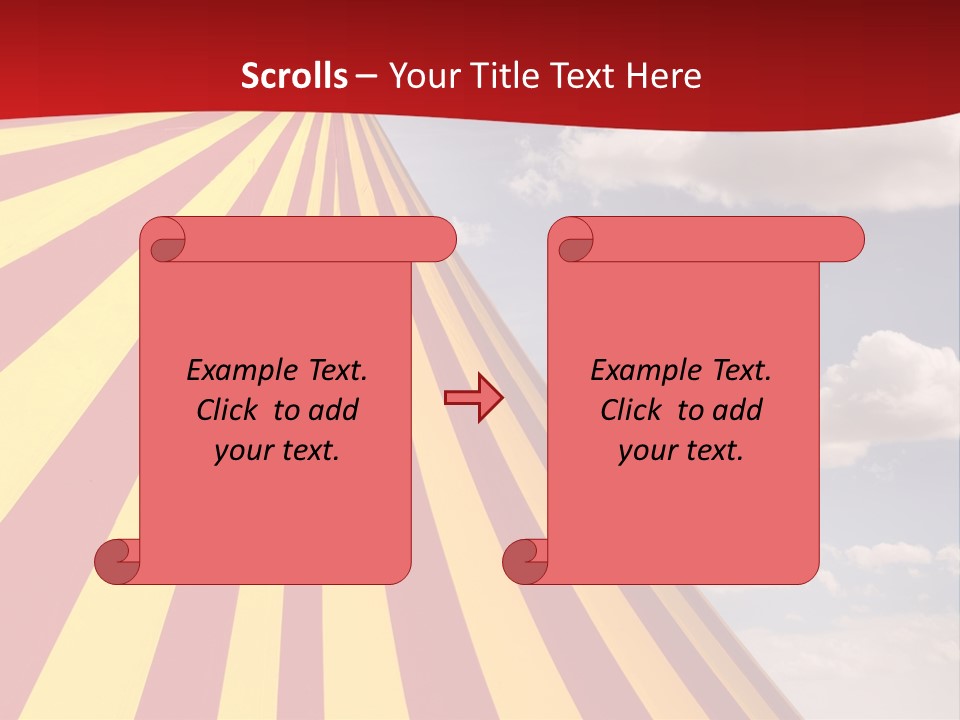 Banner Clown Enjoy PowerPoint Template