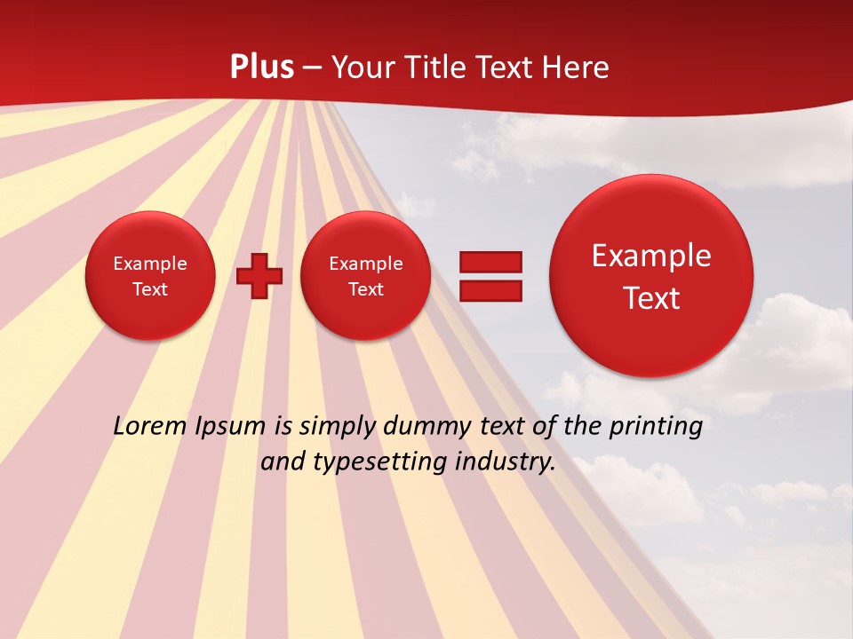 Banner Clown Enjoy PowerPoint Template