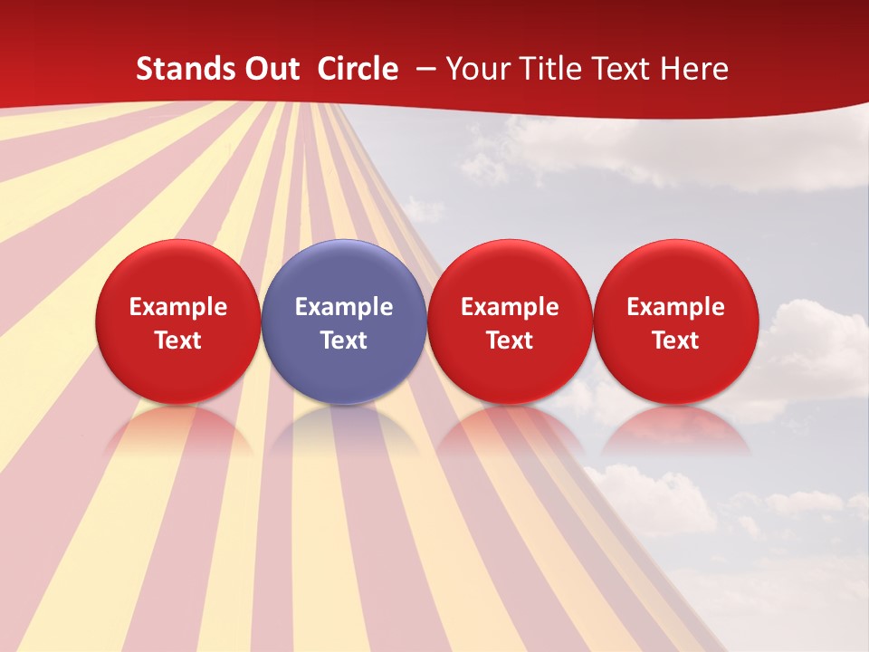 Banner Clown Enjoy PowerPoint Template