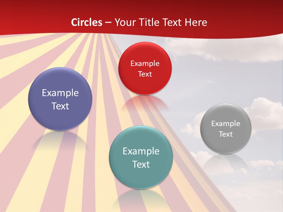 Banner Clown Enjoy PowerPoint Template