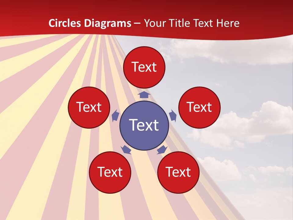 Banner Clown Enjoy PowerPoint Template