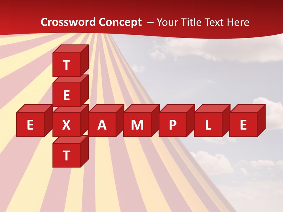 Banner Clown Enjoy PowerPoint Template