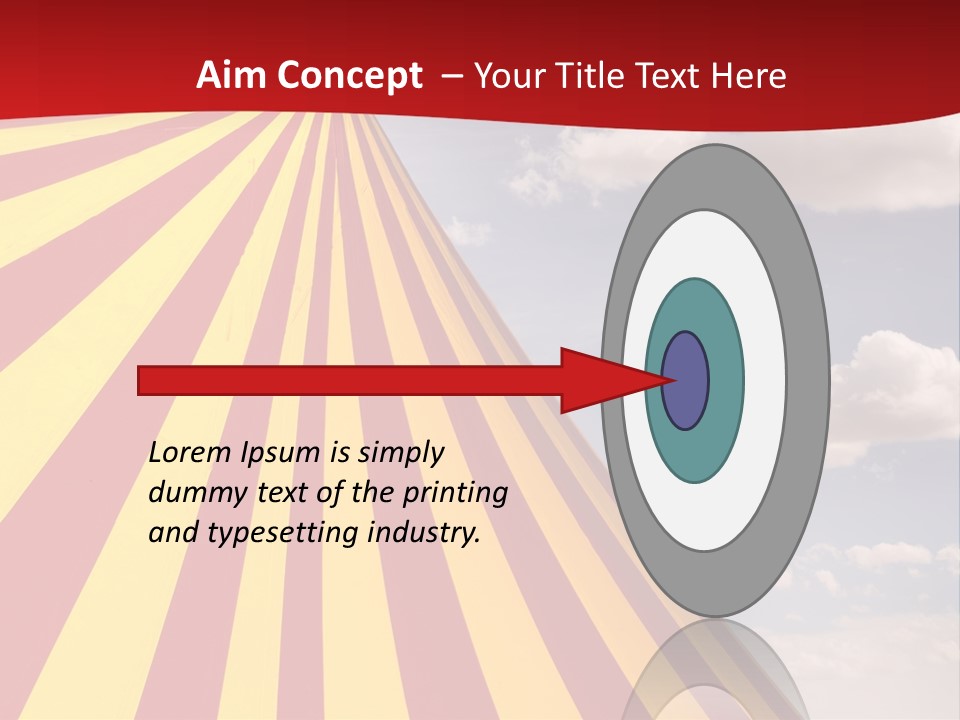 Banner Clown Enjoy PowerPoint Template