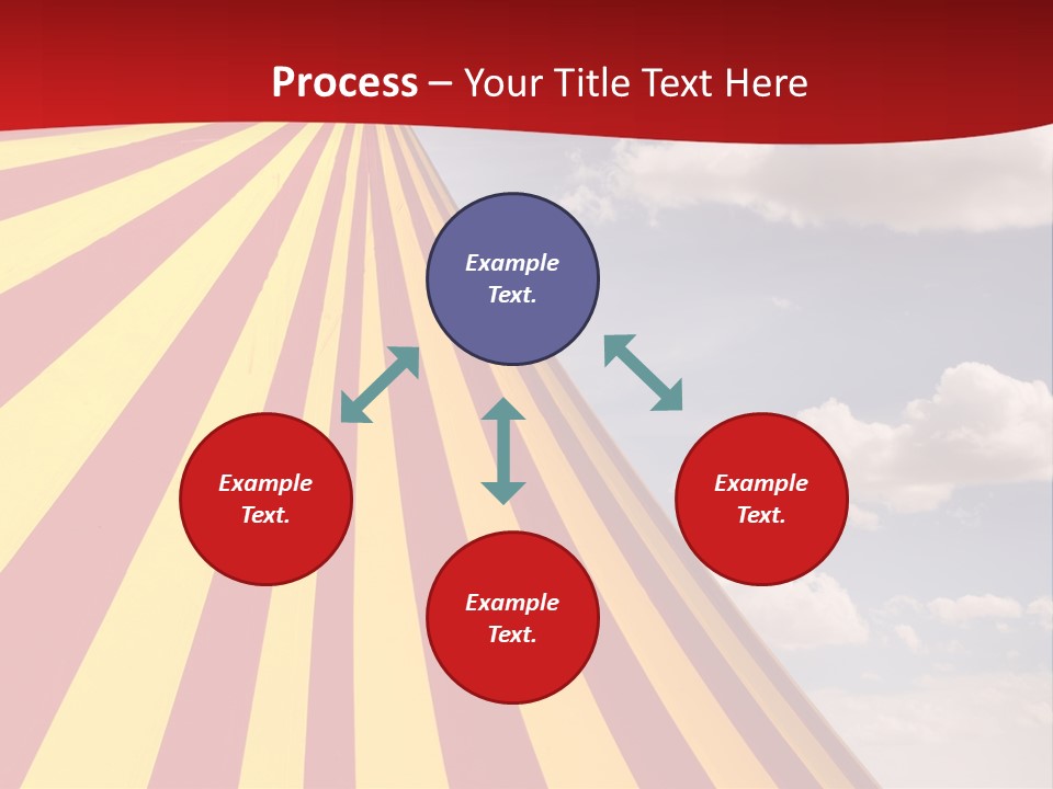 Banner Clown Enjoy PowerPoint Template