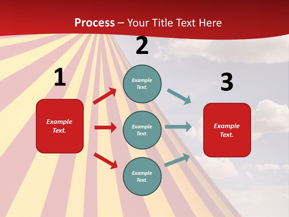 Banner Clown Enjoy PowerPoint Template