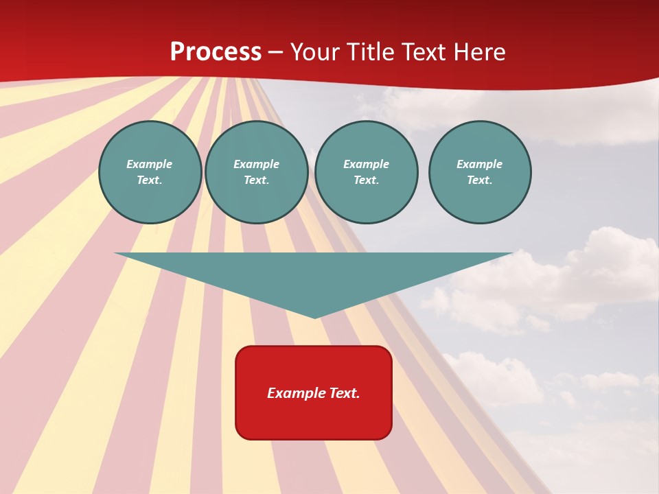 Banner Clown Enjoy PowerPoint Template