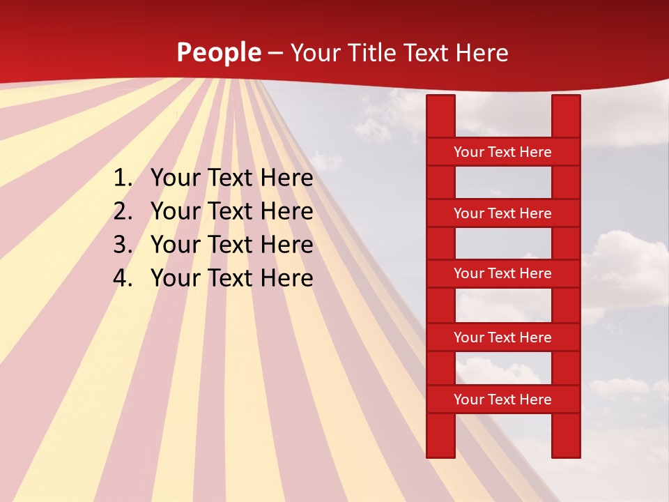 Banner Clown Enjoy PowerPoint Template