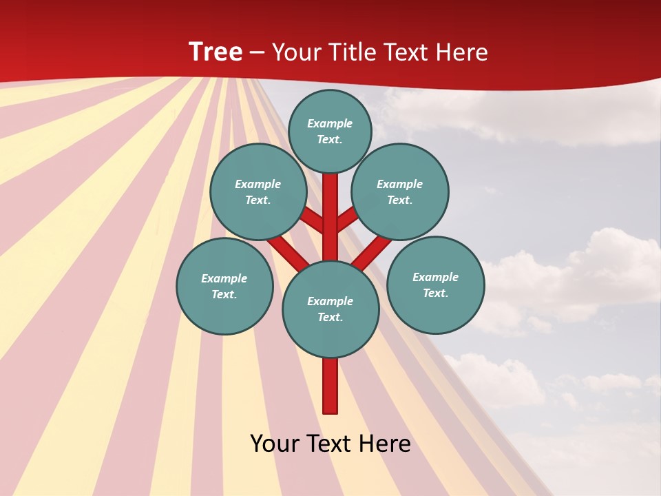 Banner Clown Enjoy PowerPoint Template