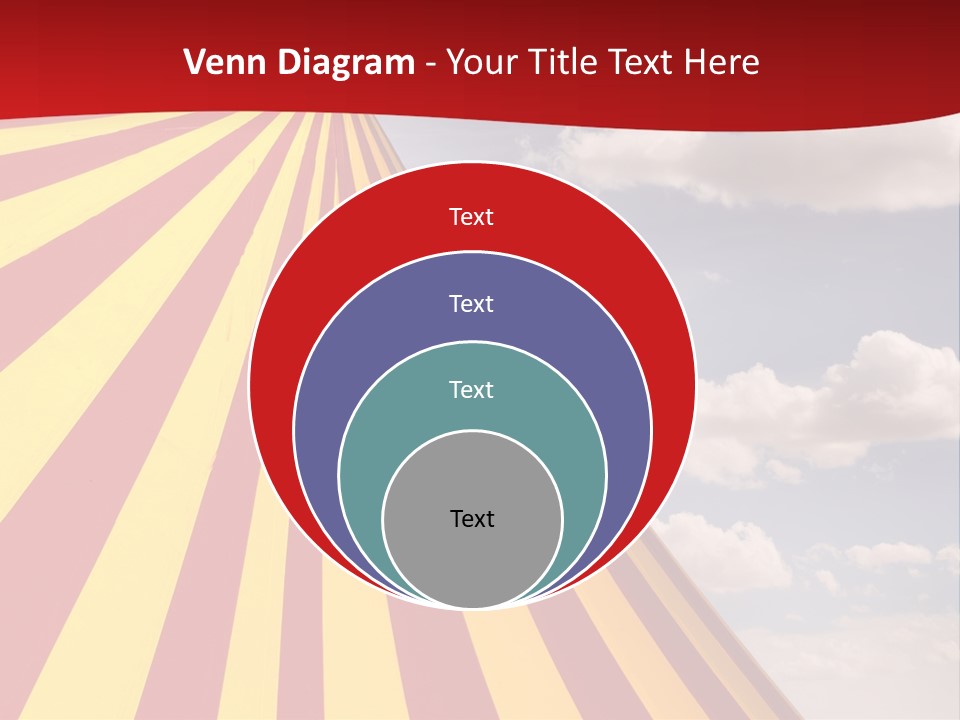 Banner Clown Enjoy PowerPoint Template