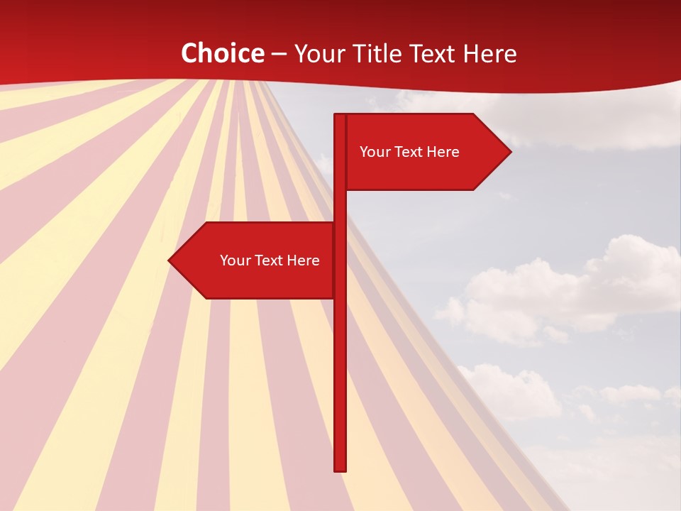 Banner Clown Enjoy PowerPoint Template