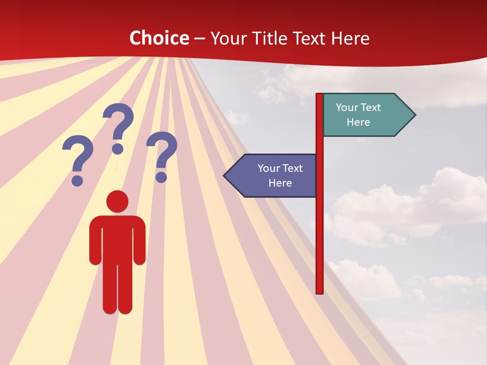 Banner Clown Enjoy PowerPoint Template