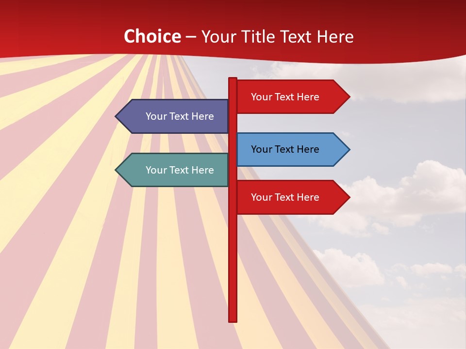 Banner Clown Enjoy PowerPoint Template