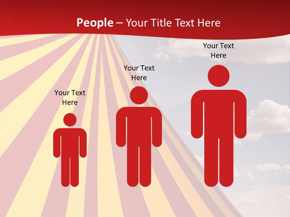 Banner Clown Enjoy PowerPoint Template