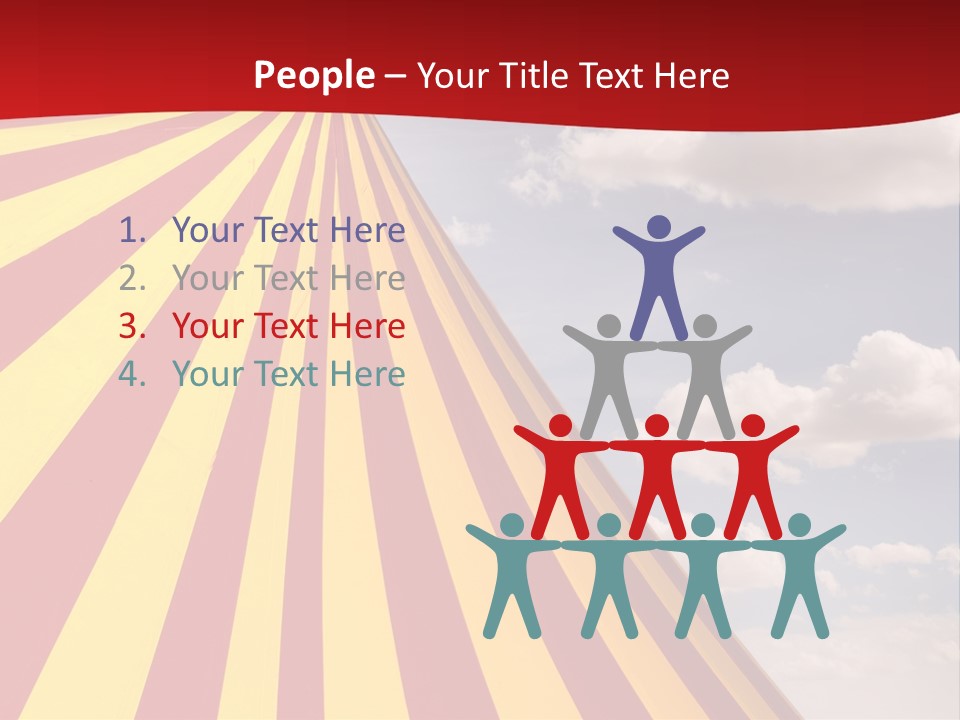 Banner Clown Enjoy PowerPoint Template