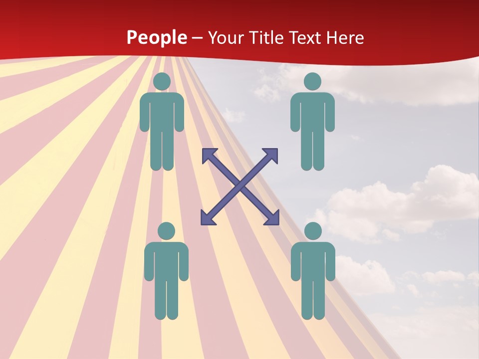 Banner Clown Enjoy PowerPoint Template