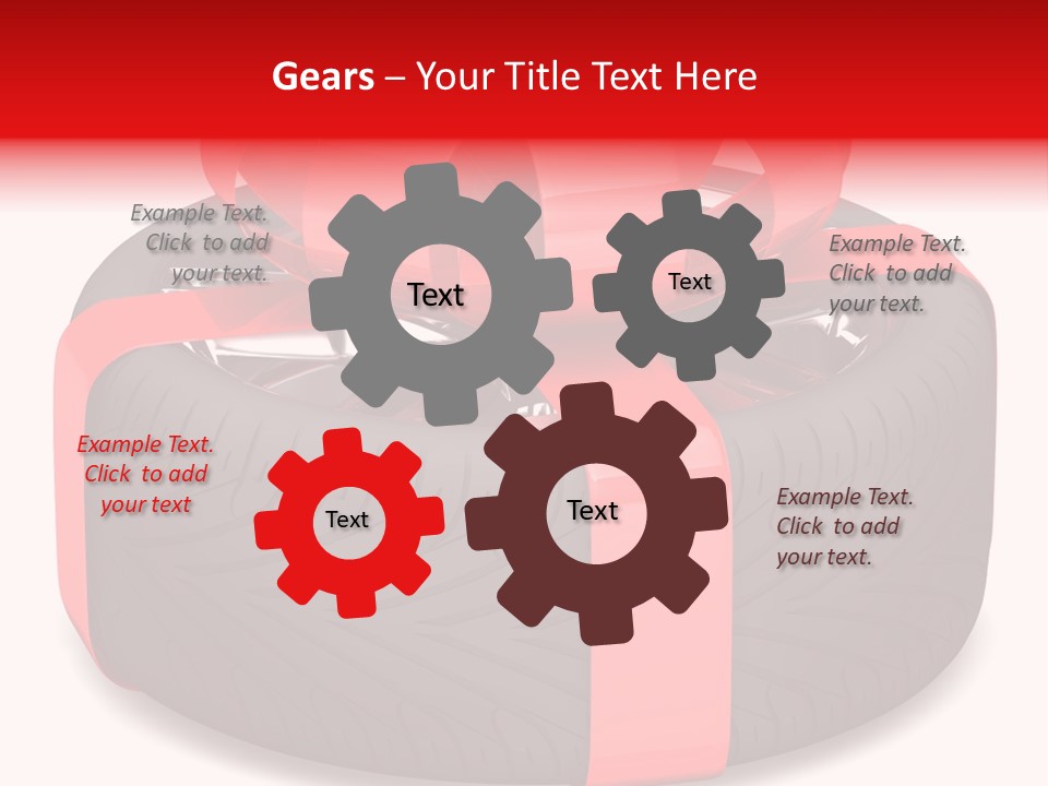 Object Tyre Vehicle PowerPoint Template