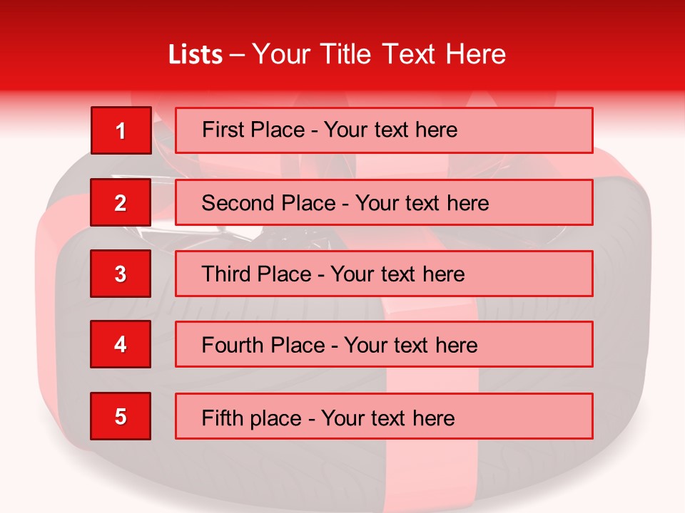 Object Tyre Vehicle PowerPoint Template