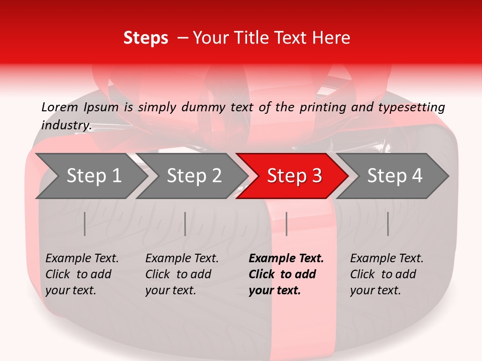 Object Tyre Vehicle PowerPoint Template