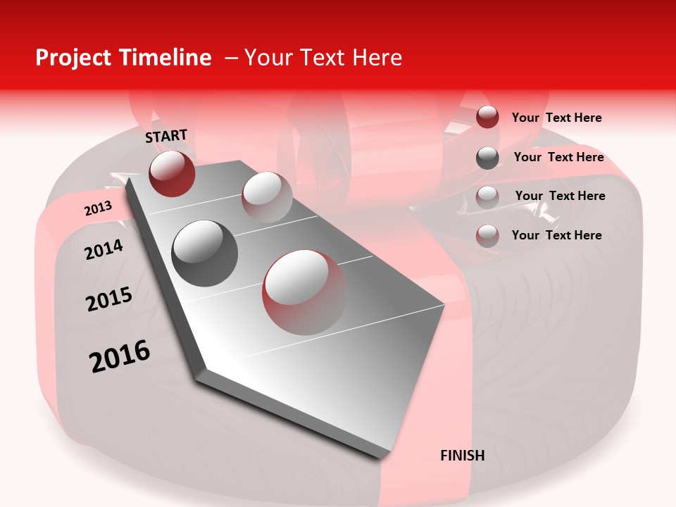 Object Tyre Vehicle PowerPoint Template