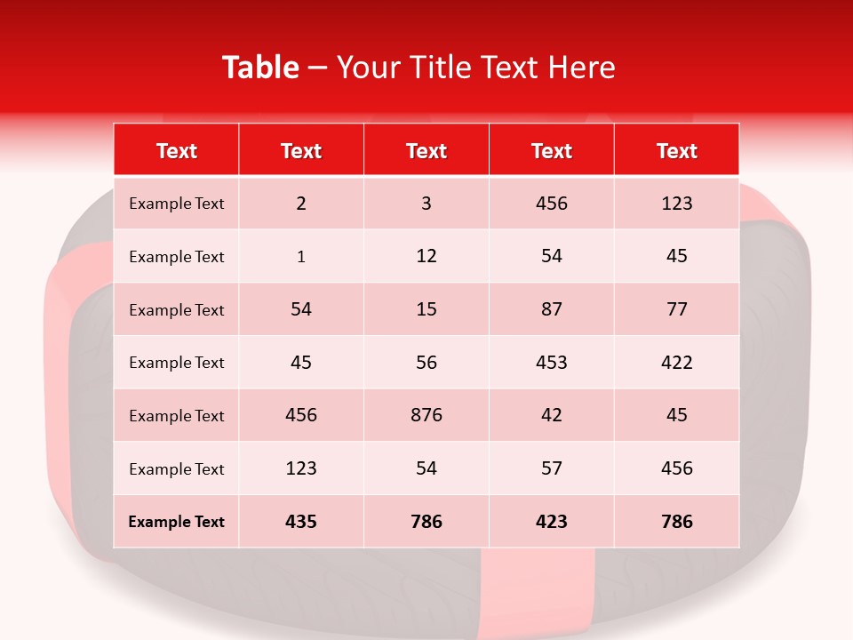 Object Tyre Vehicle PowerPoint Template