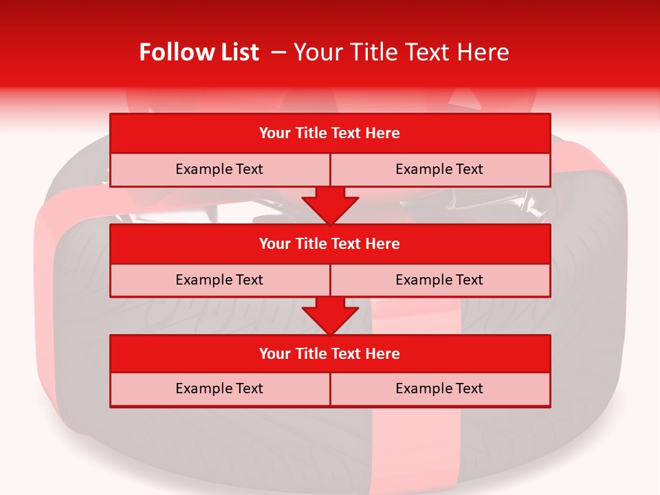 Object Tyre Vehicle PowerPoint Template