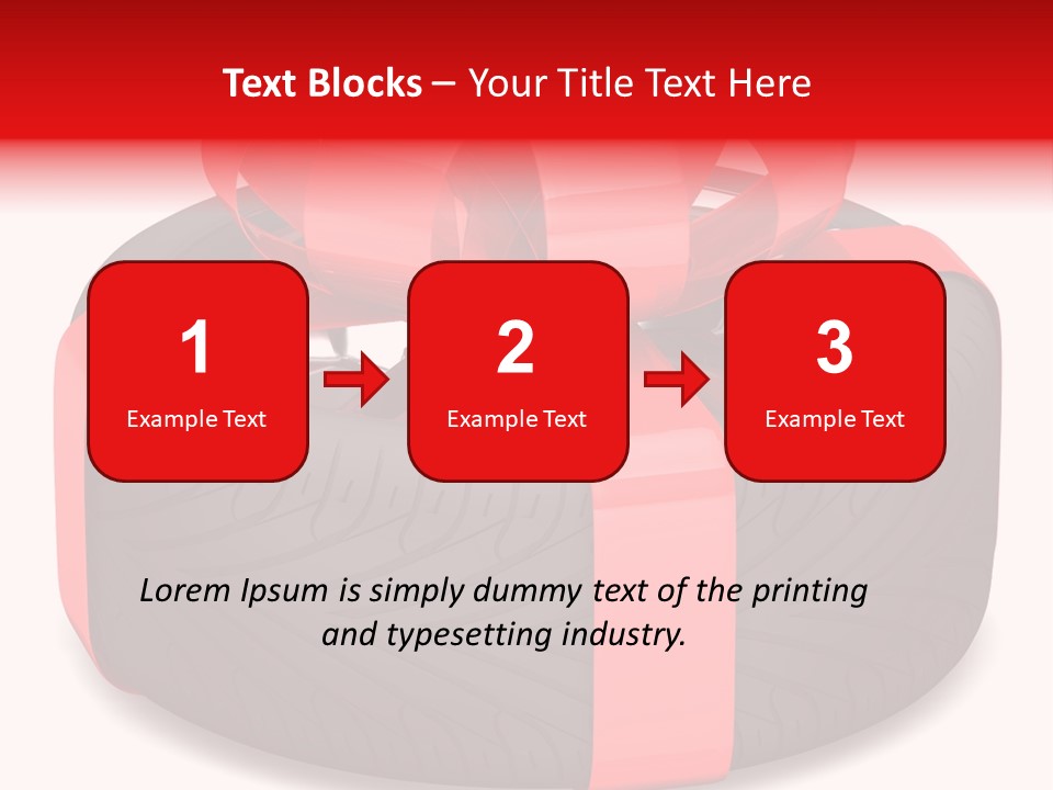 Object Tyre Vehicle PowerPoint Template